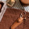 Muud Espoo scissor case - whisky - Yarn Store Kudostu